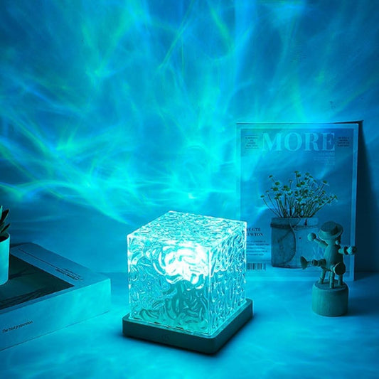 Northern Lights Water Ripple Crystal Romantic LED Lamp-Free UAE Delivery